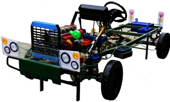 北汽勇士透明整車教學模型