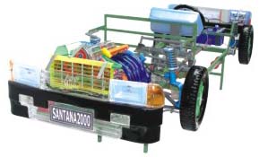 整車透明教學(xué)模型,東風(fēng)型越野車透明教學(xué)模型