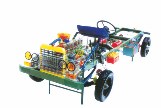 整車透明教學(xué)模型,東風(fēng)型越野車透明教學(xué)模型