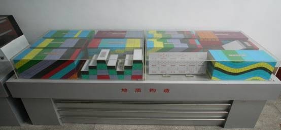 各種地質(zhì)構(gòu)造立體模型及巖石標(biāo)本、巖層產(chǎn)狀模型