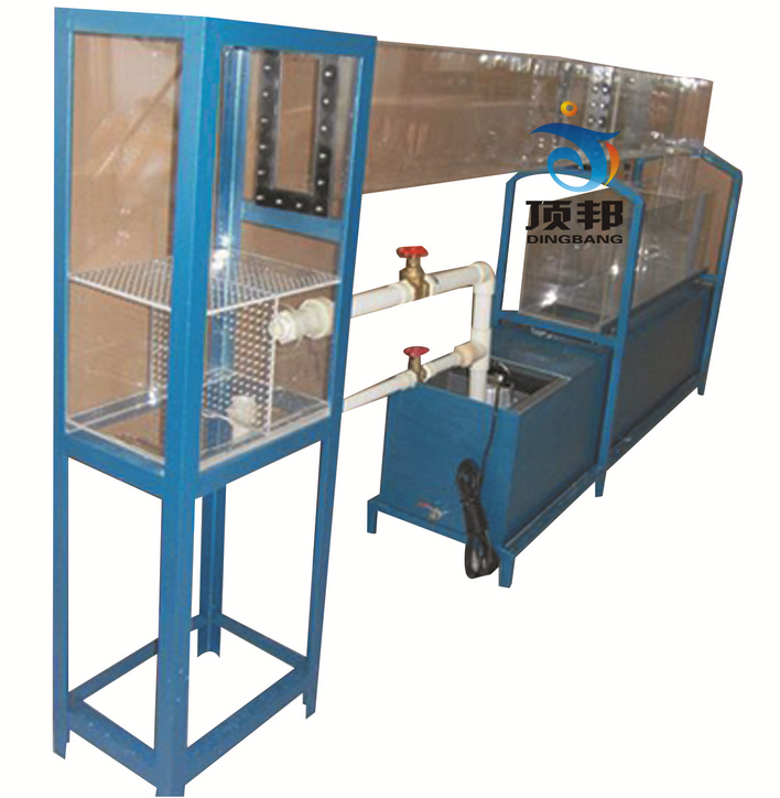 雙變坡水槽實驗裝置