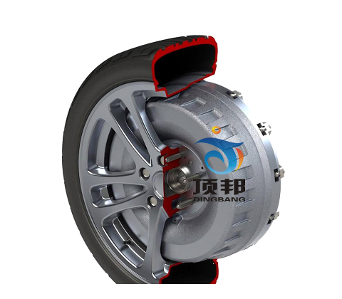 純電動(dòng)車輪轂電機(jī)解剖模型