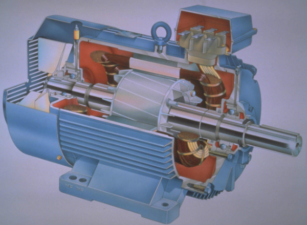 純電動(dòng)車交流電機(jī)解剖模型